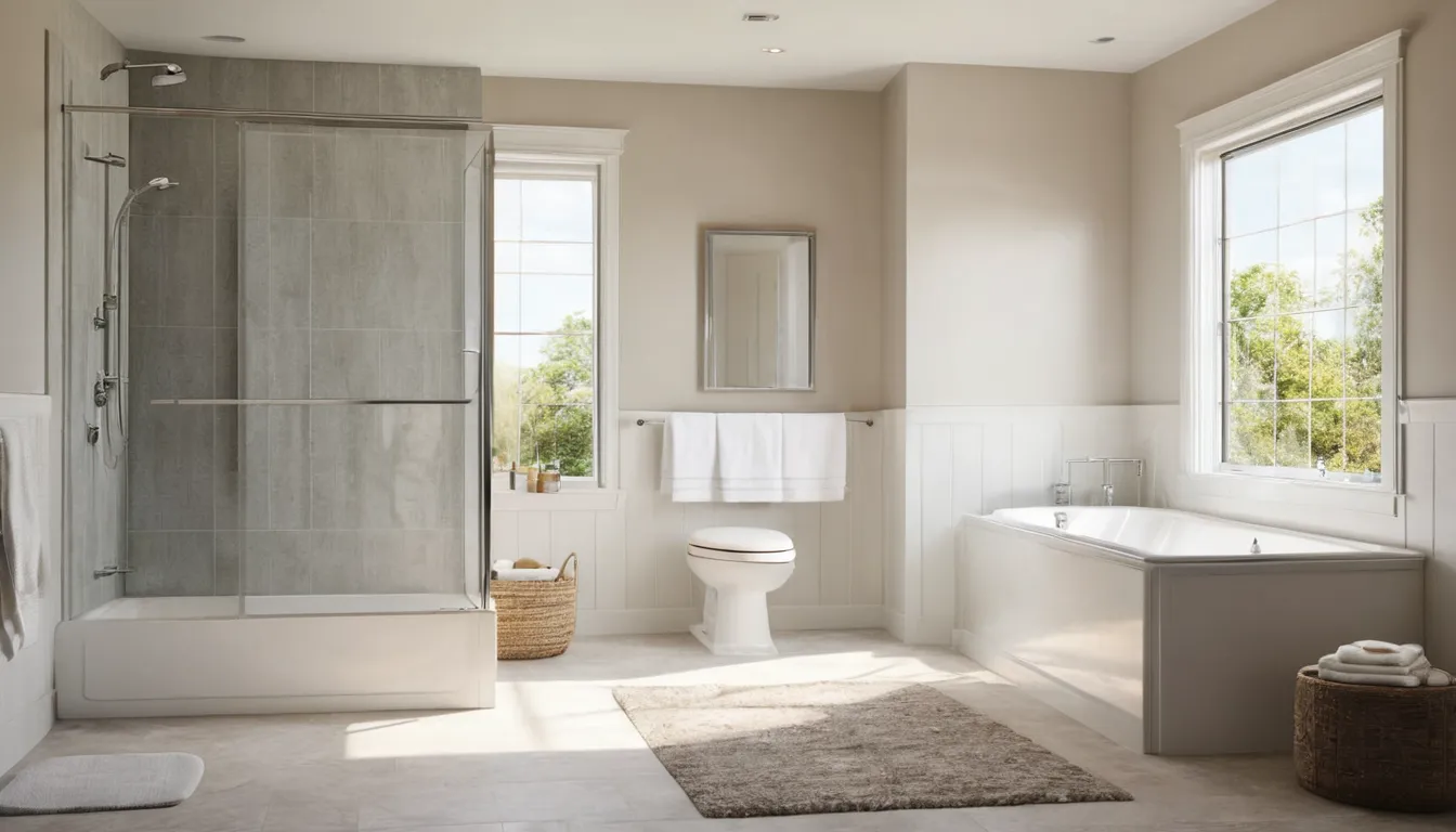 Bright, accessible bathroom with a walk-in tub in a Trenton home